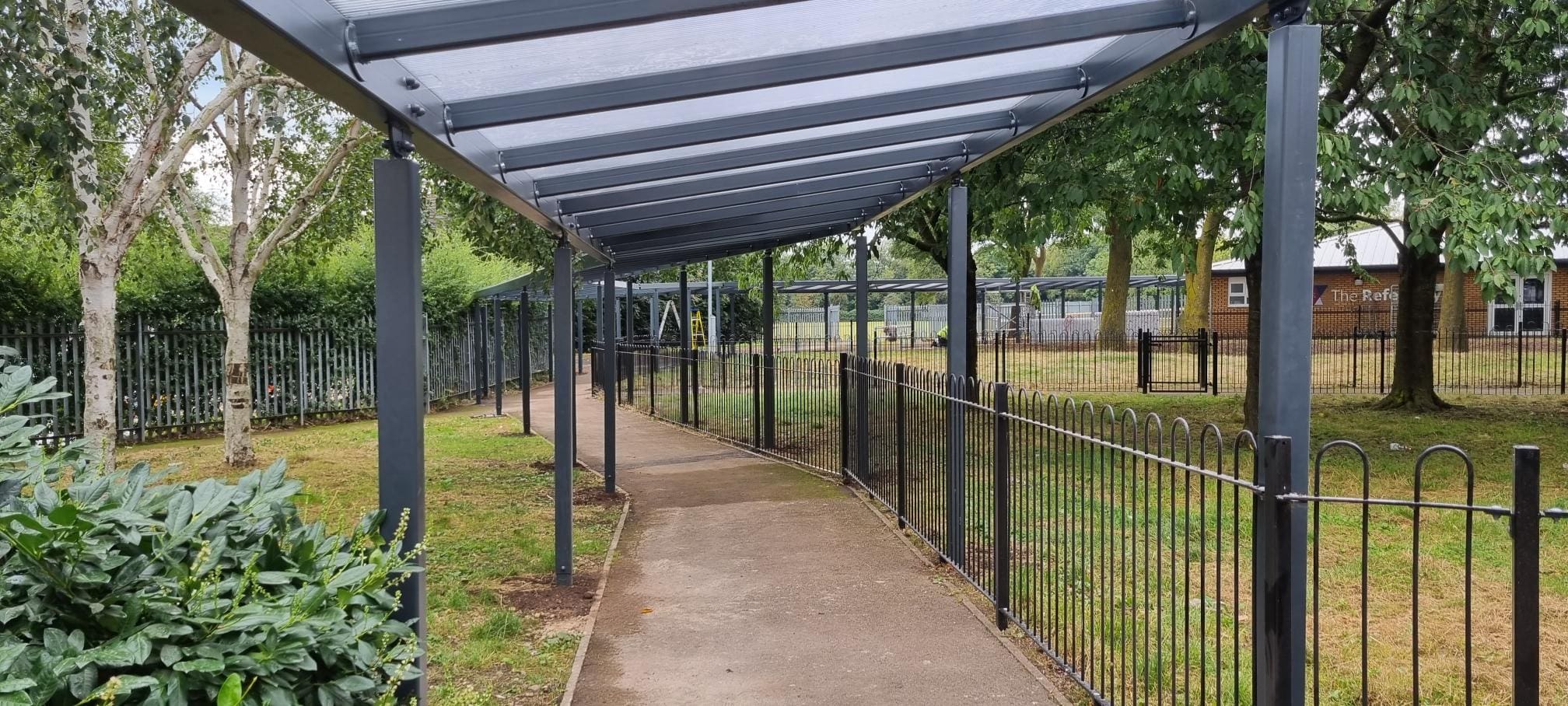 Foxford Community School – Walkway Canopy Structure