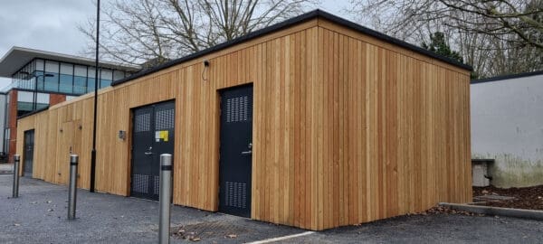 Bespoke bin store cladding