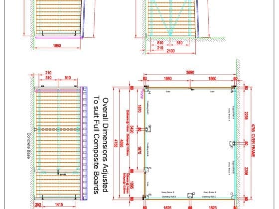 Compsoite clad bin store